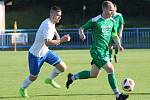 DALŠÍ JARNÍ VÍTĚZSTVÍ. Vilémov (v zeleném) doma porazil 2:0 Lovosice.