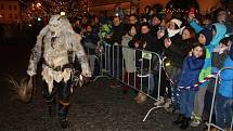 Krampusáci pouštěli v Děčíně hrůzu.