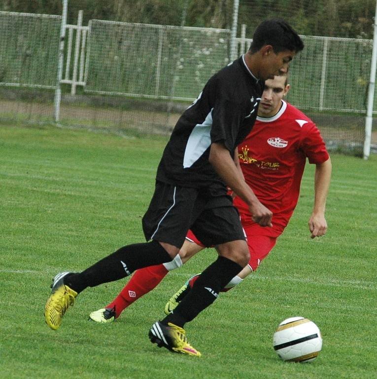 ŠEST BRANEK padlo v utkání Rumburk - Junior Děčín, na penalty pak vyhráli hosté z Děčína.