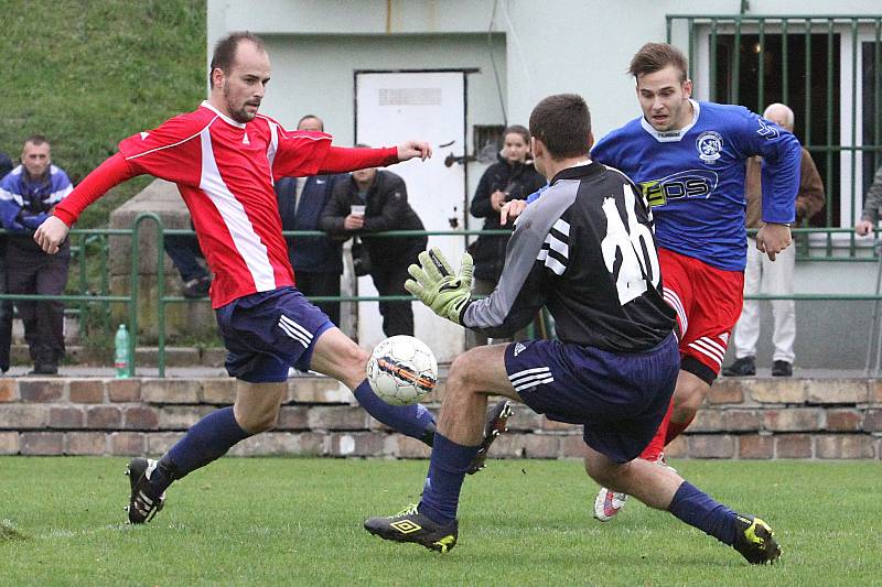 Kamil Podolský v dresu Jiskry Modré.