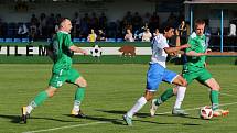 DALŠÍ JARNÍ VÍTĚZSTVÍ. Vilémov (v zeleném) doma porazil 2:0 Lovosice.