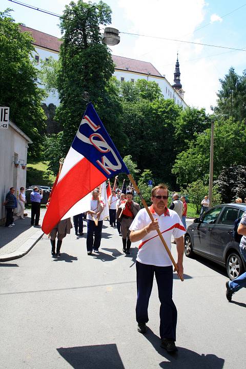 Krajský sokolský slet v Děčíně.