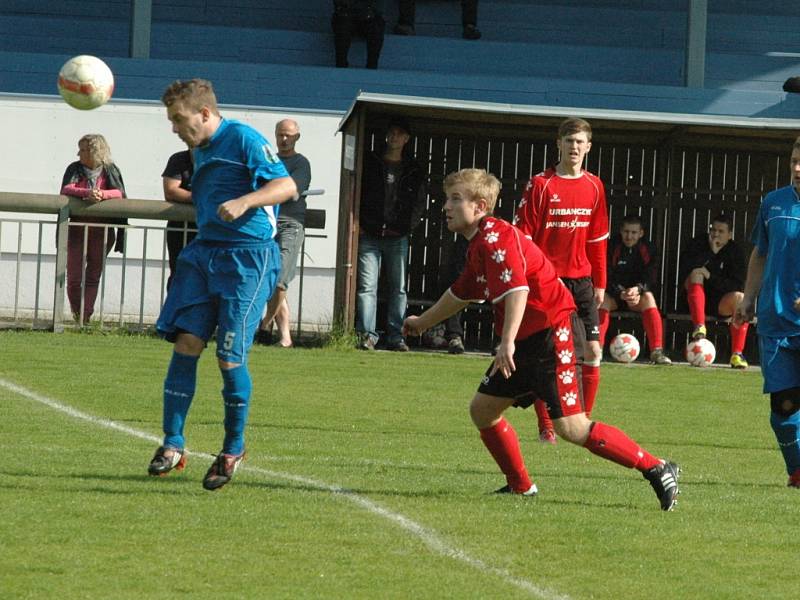 DALŠÍ BODY. Jílové (v modrém) doma porazilo 1:0 Soběchleby.