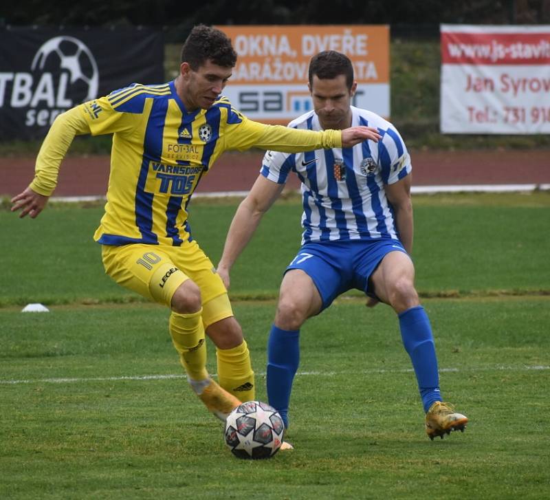 Varnsdorf doma porazil Prostějov 3:1. Rozhodl obrat ve druhém poločase.