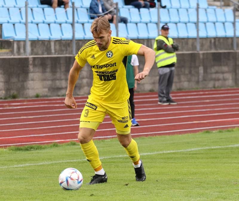 Fotbal, druhá liga: Varnsdorf - Příbram 1:2.