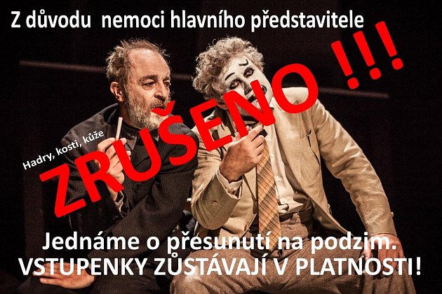 Zrušené představení.