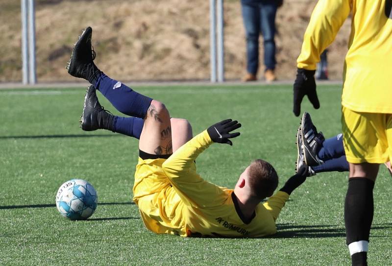 Zápas mezi Rumburkem a Dobroměřicemi - březen 2022.