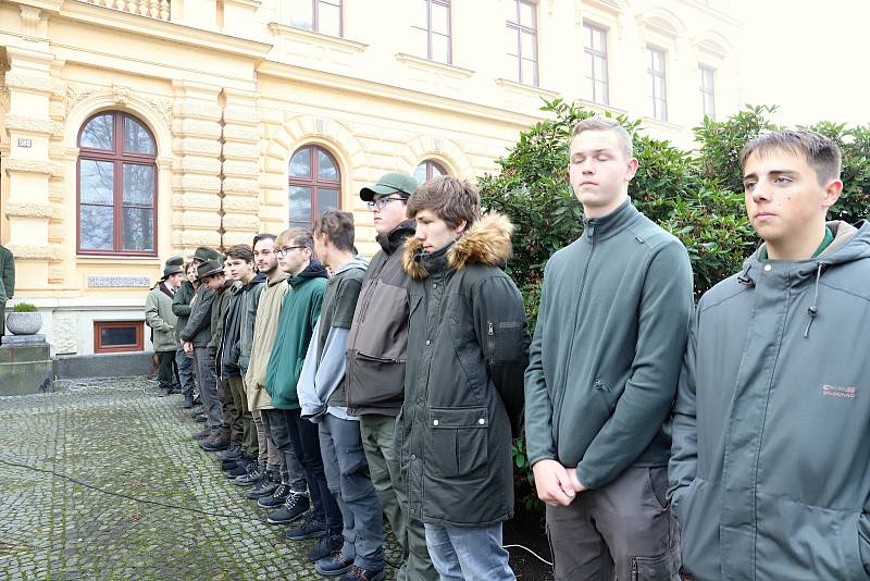 Hubertská jízda ve Šluknově.