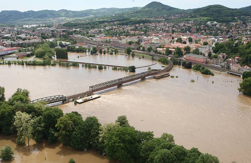 Povodně na Děčínsku  v červnu 2013.