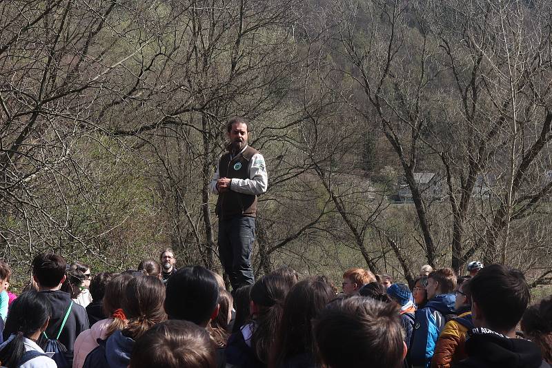 Děčínští gymnazisté uklízeli labské břehy.