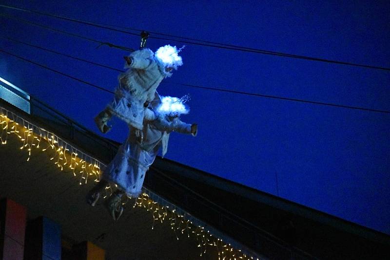 Slavnostní rozsvícení vánočního stromu v Děčíně