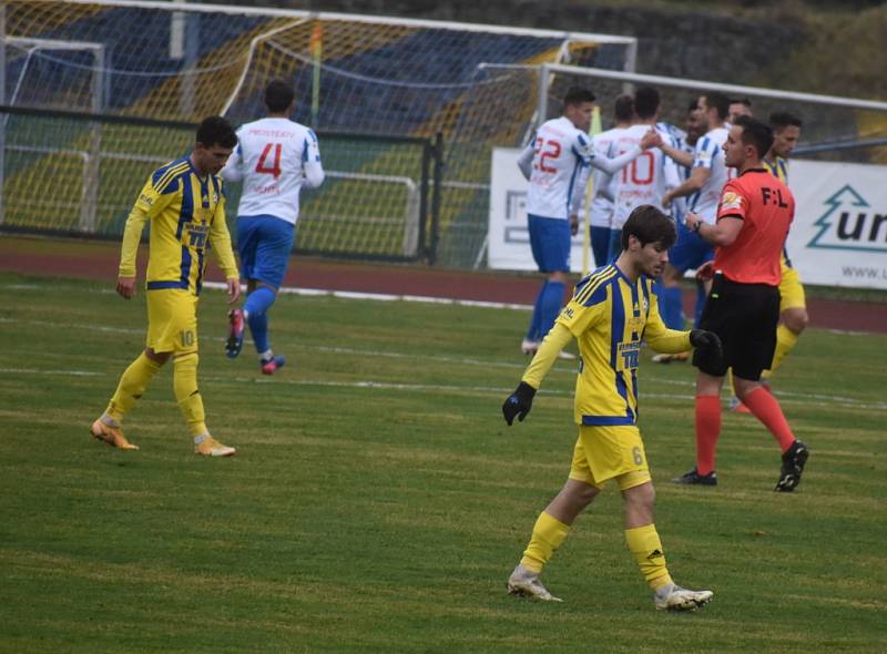 Varnsdorf doma porazil Prostějov 3:1. Rozhodl obrat ve druhém poločase.