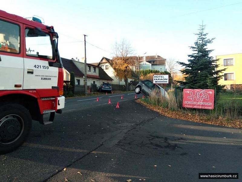 Dopravní nehoda v Rumburku.