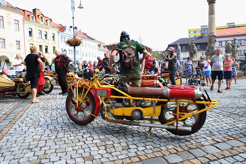 Sraz majitelů a milovníků motocyklů Böhmerland na Šluknovsku