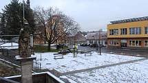 První sníh na Děčínsku se objevil například ve Verneřicích.