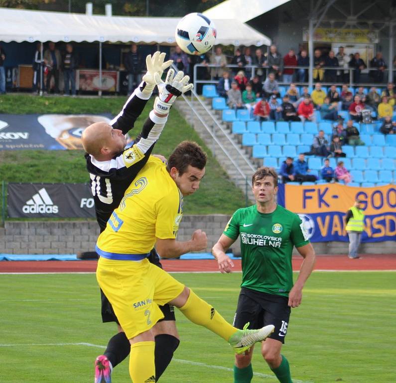 FORTUNA NÁRODNÍ LIGA. FK Varnsdorf doma hrál proti Baníku Sokolov.