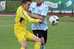 DERBY. Varnsdorf (ve žlutém) porazil Ústí 3:1.