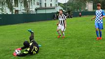 Střetnutí Horní Podluží – Mikulášovice 5:0.