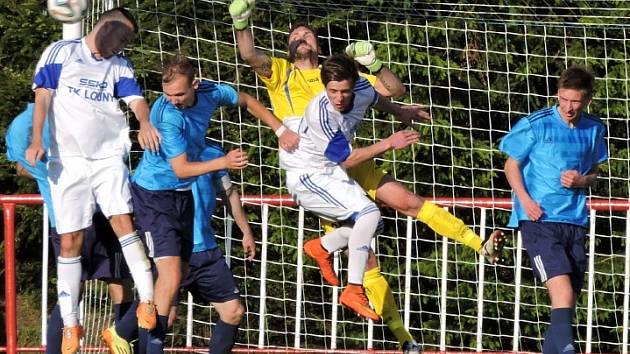 MODRÁ doma remizovala s Louny, na penalty pak vyhráli hosté.