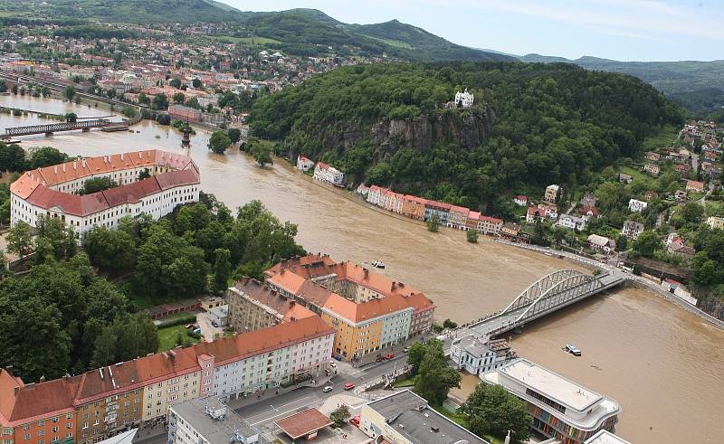 Povodně na Děčínsku  v červnu 2013.