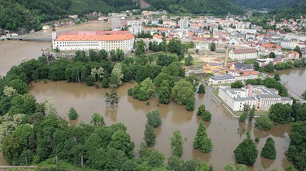 Letecké záběry 5.6. Děčín 