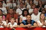 První finálové utkání basketbalové ligy se hrálo na děčínském zimním stadionu. Válečníci se utkali s Nymburkem.