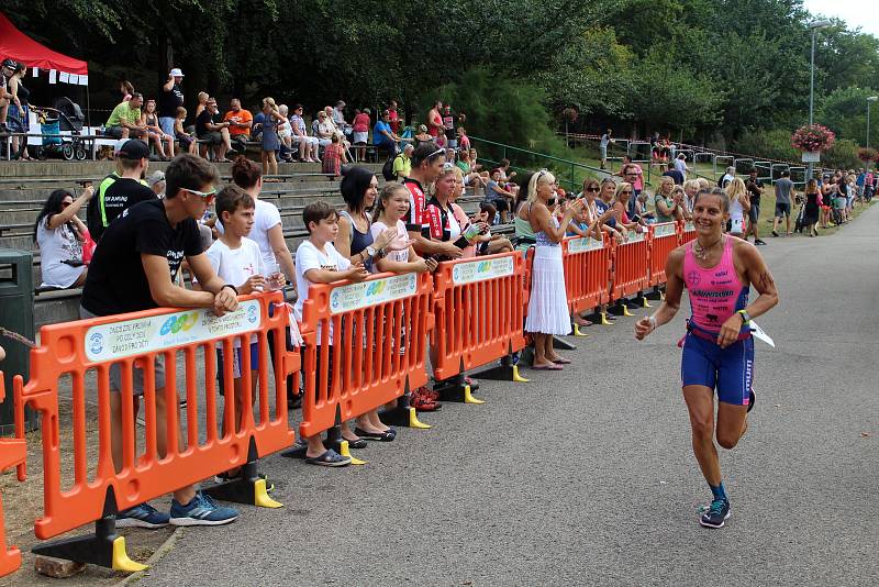 Triatlon Železný knedlík 2018 absolvovalo téměř 120 závodníků.
