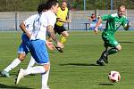 DALŠÍ JARNÍ VÍTĚZSTVÍ. Vilémov (v zeleném) doma porazil 2:0 Lovosice.