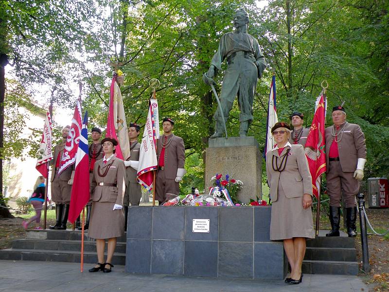 Tyršův Děčín patřil sokolům, slavili výročí jeho narození