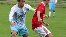 DOBRÝ START POKRAČUJE. Junior Děčín (modré dresy) doma porazil Bohušovice 4:1.