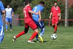 JIŘÍKOV (červené dresy) doma udolal Chabařovice 2:1.