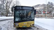 Děčínský dopravní podnik zkouší elektrobus Solaris.