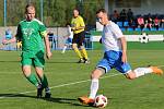 DALŠÍ JARNÍ VÍTĚZSTVÍ. Vilémov (v zeleném) doma porazil 2:0 Lovosice.