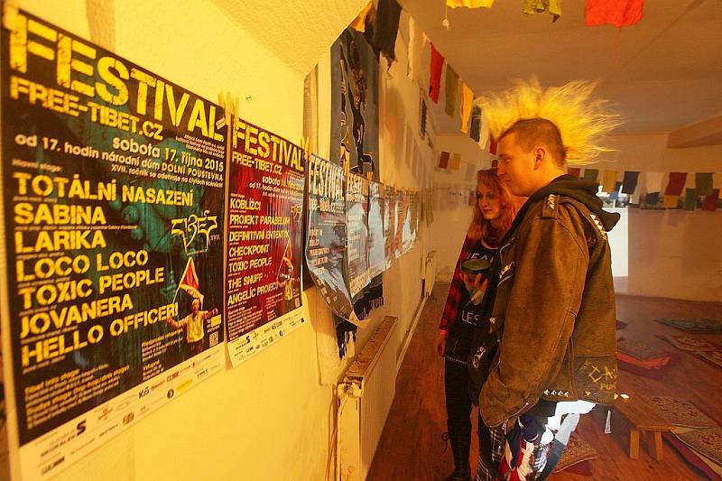 Festival free Tibet 2015 se konal v Dolní Poustevně. 