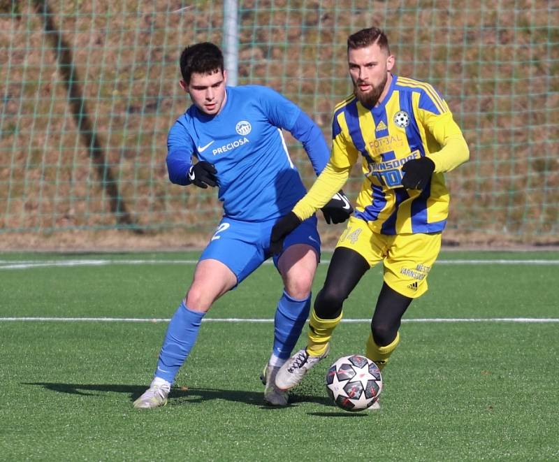 Fotbalisté Varnsdorfu doma porazili Liberec B 5:0.