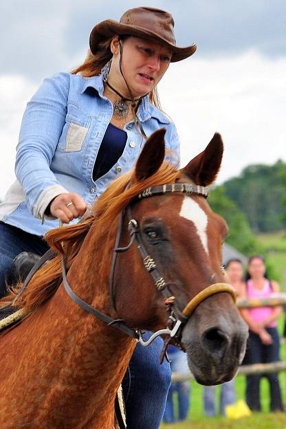 V Království si užívali rodeo 