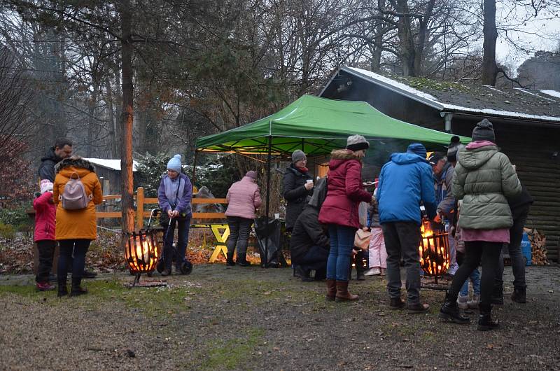 Čertovský rej v děčínské zoologické zahradě.