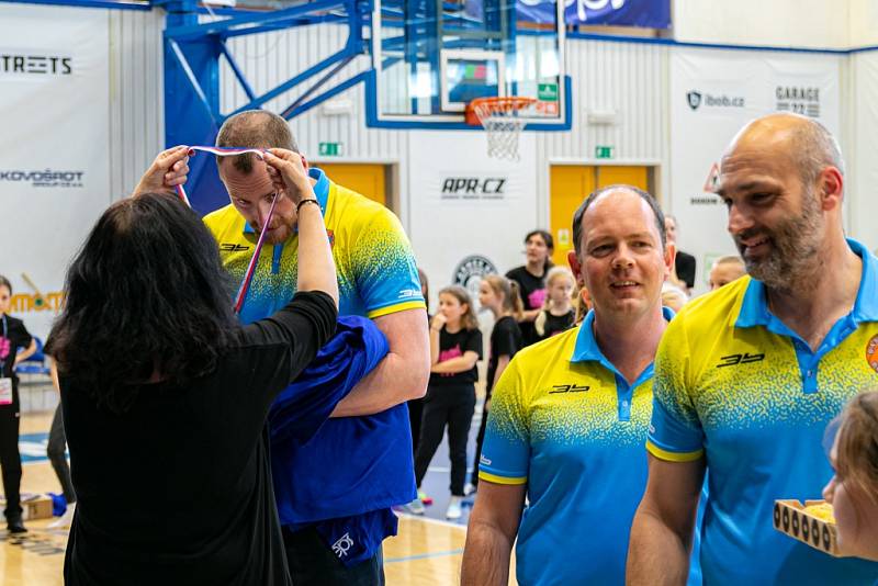 Slavnostní zakončení Vividbooks Národního finále U 11 dívek v basketbalu. Vítězství urvaly dívky z Hradce Králové.