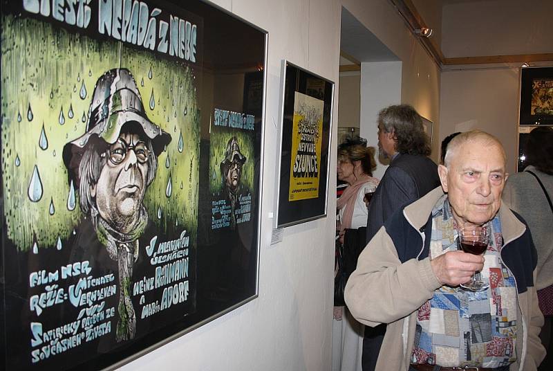 Výstava filmových plakátů Káji Saudka v Muzeu Děčín 