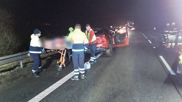 Dopravní nehoda u Malšovic.