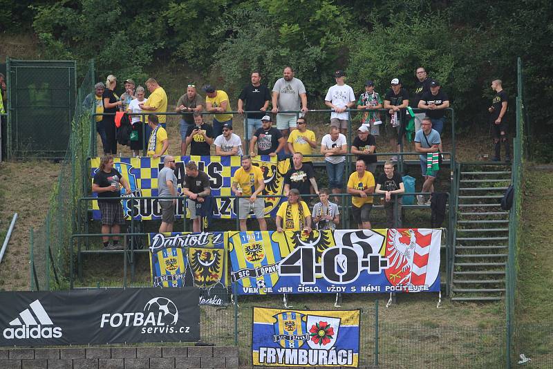 Diváci na fotbale Varnsdorf - Opava