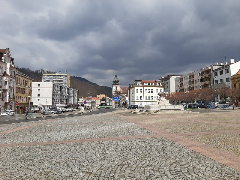 Masarykovo náměstí v Děčíně.