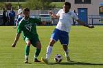 DALŠÍ JARNÍ VÍTĚZSTVÍ. Vilémov (v zeleném) doma porazil 2:0 Lovosice.