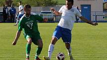 DALŠÍ JARNÍ VÍTĚZSTVÍ. Vilémov (v zeleném) doma porazil 2:0 Lovosice.