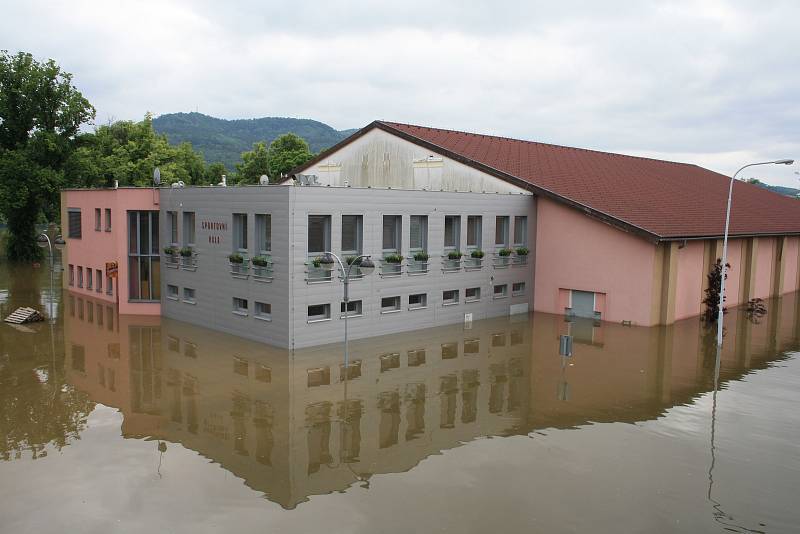 Povodně na Děčínsku 2013.