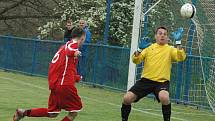 MALŠOVICE (zelené dresy) doma porazily Dobkovice 3:0.