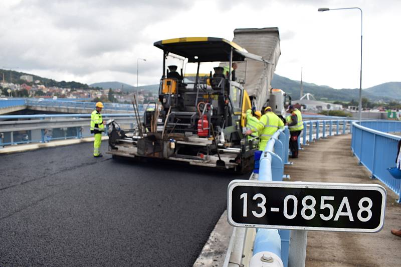 V Děčíně se blížila 26. září 2022 ke svému závěru oprava Nového mostu.
