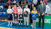 Slavnostní zakončení Vividbooks Národního finále U 11 dívek v basketbalu. Vítězství urvaly dívky z Hradce Králové.