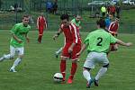 MALŠOVICE (zelené dresy) doma porazily Dobkovice 3:0.