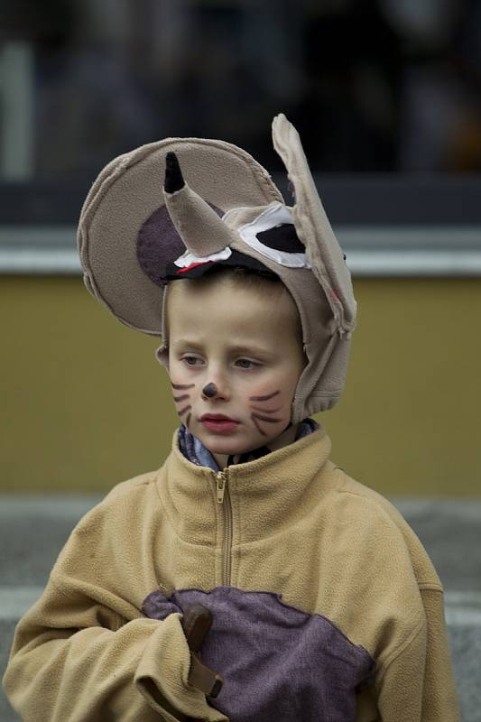 Krásnou Lípou prošel masopustní průvod.